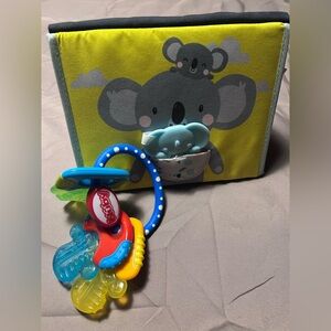 Montisorri book and nuby keys for baby